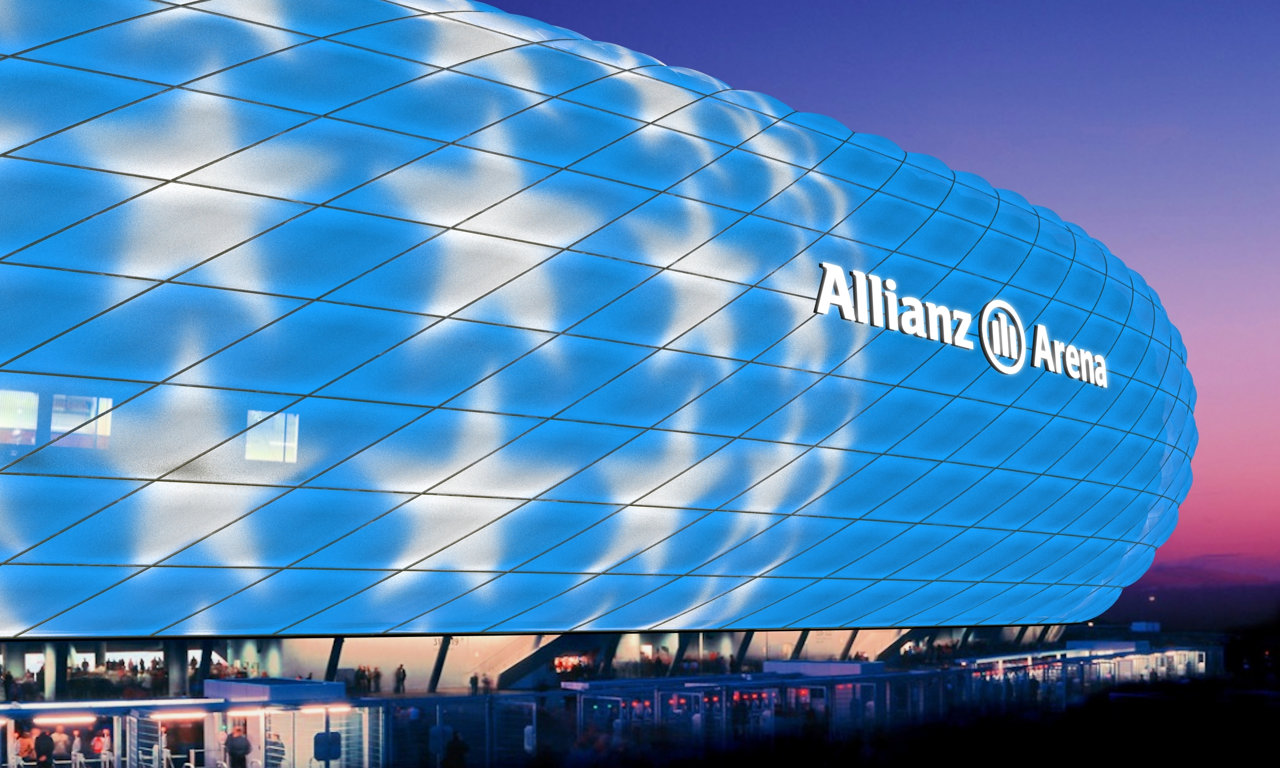 Mia San Led Dynamisches Led Licht Für Allianz Arena Philips Ist Licht Partner Des Fc Bayern